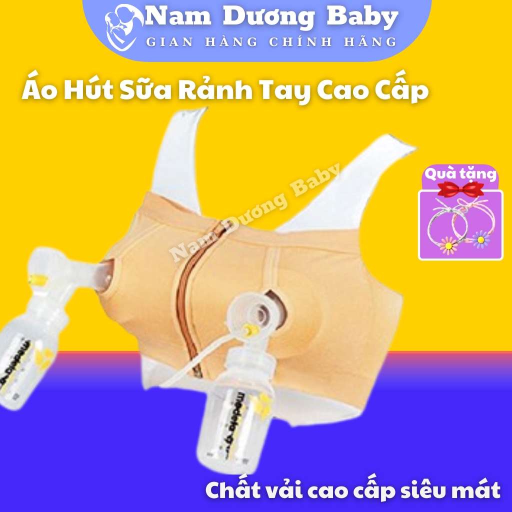 Áo ngưc hút sữa rảnh tay cao cấp vừa với phễu hút sữa dòng máy hút sữa Medela, Spectra, Unimom, Fatz, Avent…