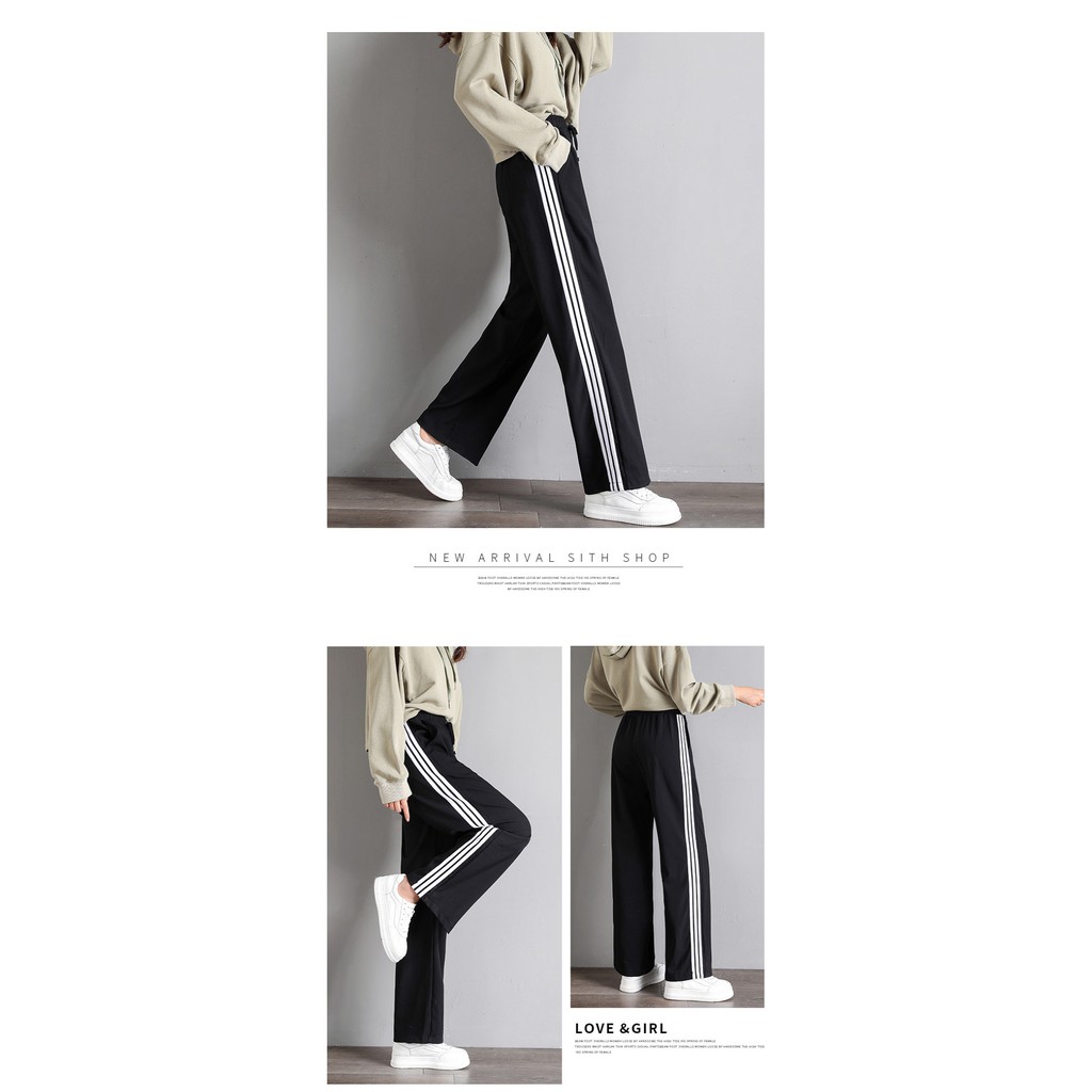 🌿FREE SHIP QUẦN ỐNG RỘNG 3 SỌC ULZZANG CHUẨN FORM NIENBASIC010🌿 | BigBuy360 - bigbuy360.vn