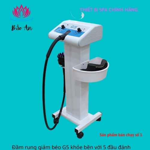 Đầm giảm mỡ bụng G5 | Đầm rung giảm béo G5 khỏe bền với 5 đầu đánh