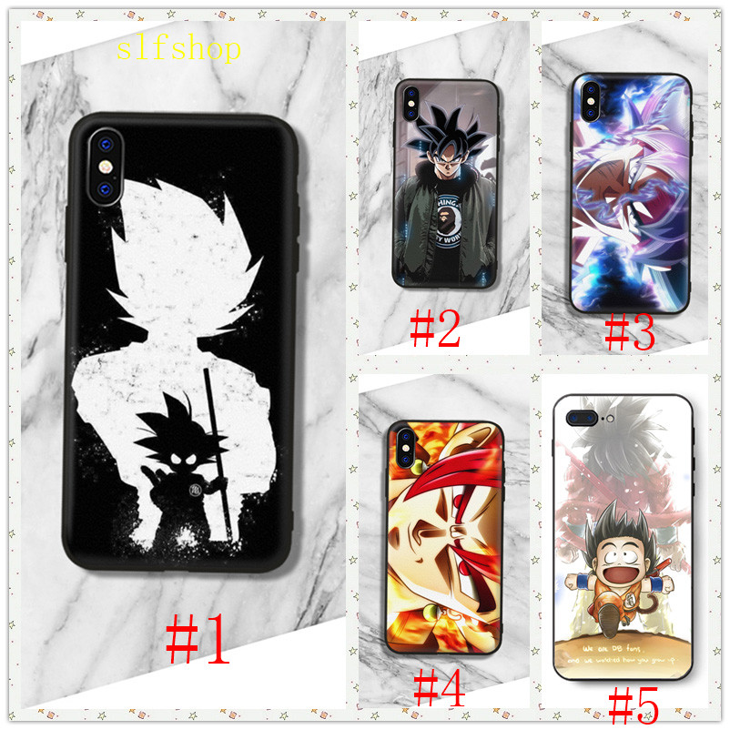 Ốp điện thoại mềm hình Dragon Ball Goku cho iPhone 4 4S 5 5S 5C SE SE2 2016 2020 6 6S Plus XR