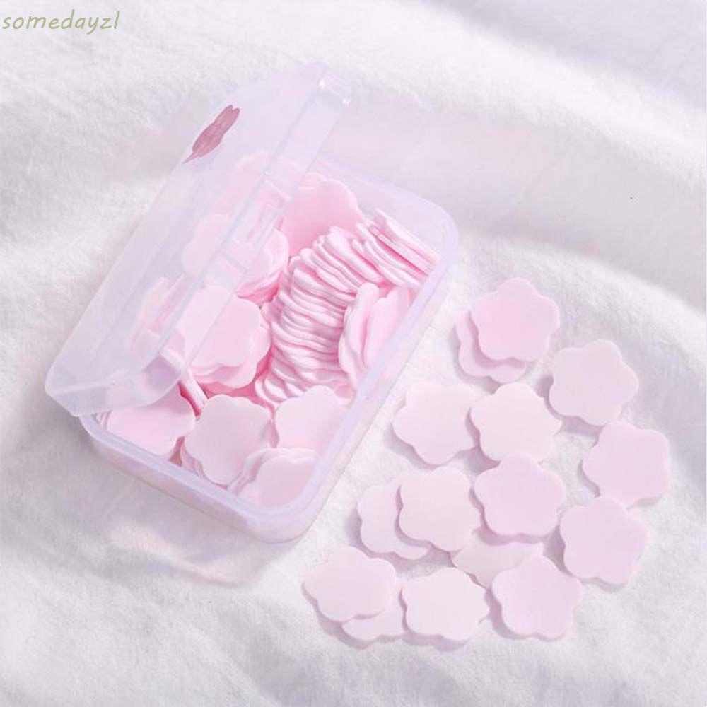 [Hàng mới về] Xà phòng rửa tay mini hình bông hoa tùy chọn màu sắc dùng một lần