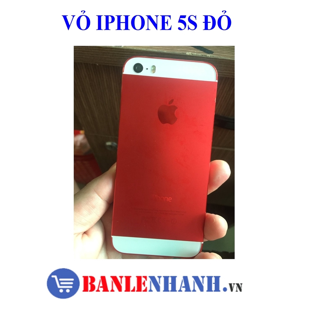 VỎ IPHONE 5S ĐỎ