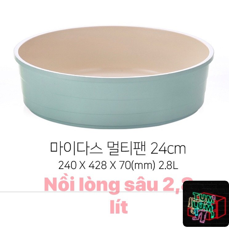 BỘ NỒI CHẢO NẤU NƯỚNG THƯƠNG HIỆU HÀN QUỐC CAO CẤP - MIDAS NEOFLAM (SET 3MÓN)🥘🍲🍳