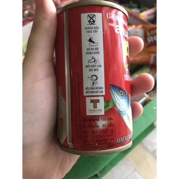 Cá hộp  ba cô gái xốt cà 155g- CÁ HỘP BA CÔ GÁI (sản phẩm của Thái Lan)-date 2024 | BigBuy360 - bigbuy360.vn