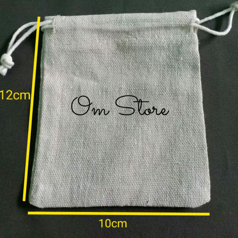 Túi vải dây rút mini 10x12cm