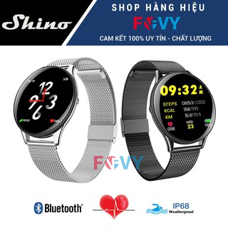 Đồng hồ thông minh đo sức khỏe Shino S58, đo nhịp tim, huyết áp, chống nước IP67 - Phân phối chính hãng