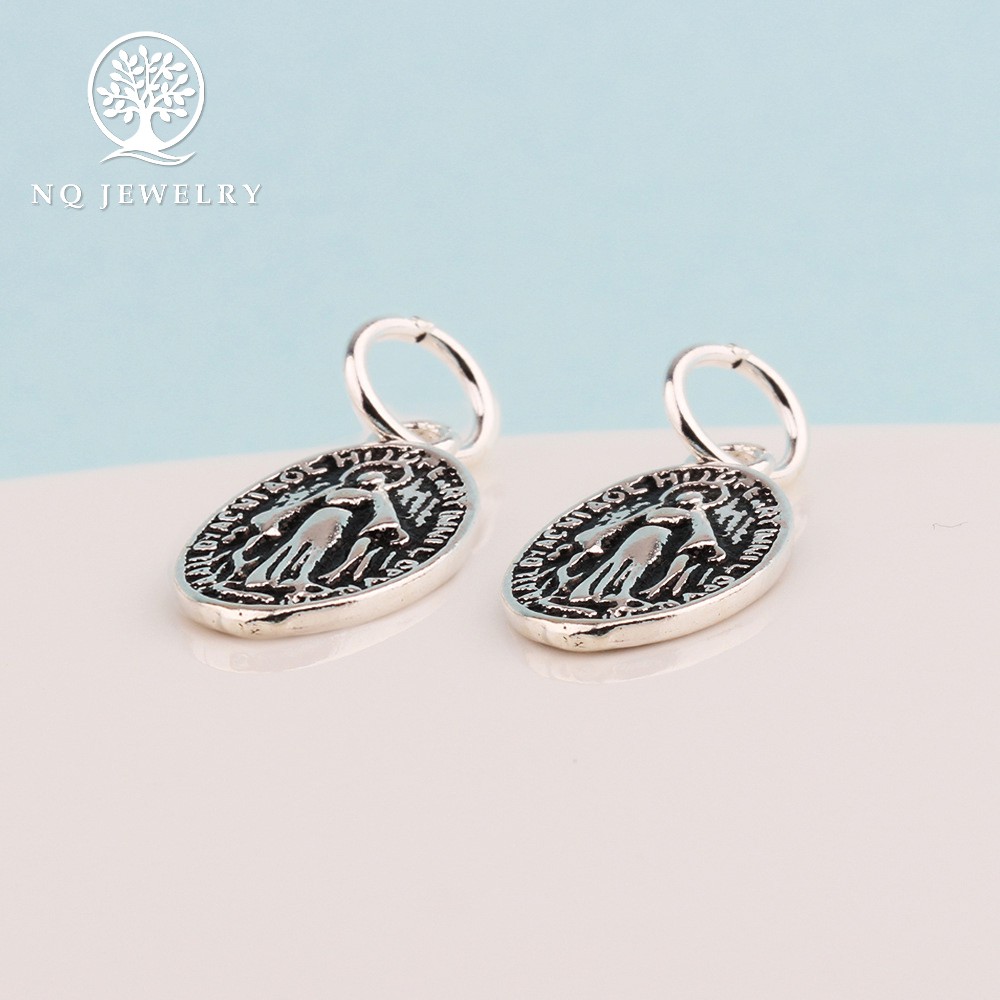 Charm bạc madona jesus mary - NQ Jewelry