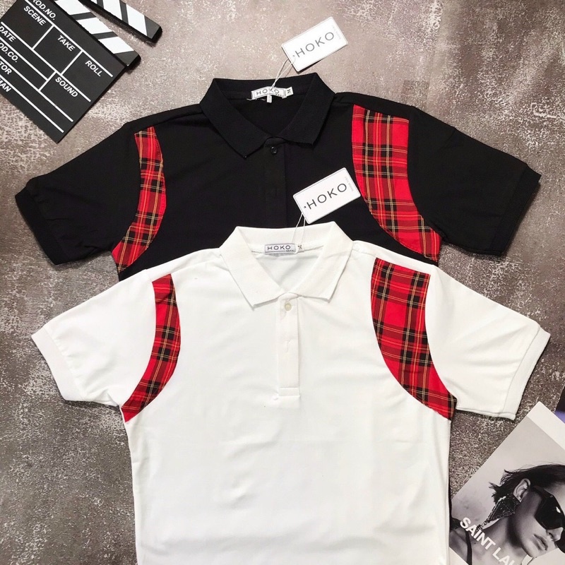 Áo thun nam có cổ, áo polo nam tay ngắn vải cotton cao cấp không xù lông in hình kiểu dáng Hàn Quốc form chuẩn bigsize