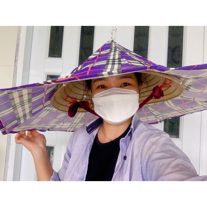 ☀️ DÙ BAO NÓN LÁ (ĐK 75cm) che nắng BAO MÁT/ gọn nhẹ, đi nắng Làm Vườn/ làm ruộng/ nương/ rẫy🪴