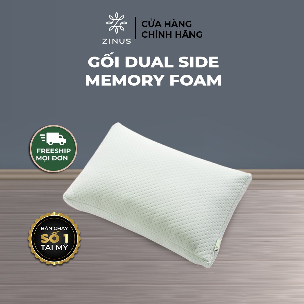 Gối 2 Mặt Zinus - Dual Side Memory Foam Pillow