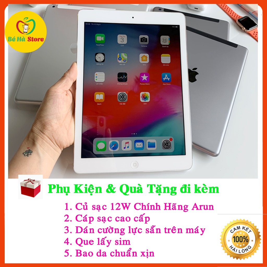 Máy Tính Bảng iPad Air 1 (Wifi + 4G) 16/ 32/ 64Gb Chính Hãng - Mới 99% - Màn Rentina đẹp - Tặng bao da | BigBuy360 - bigbuy360.vn