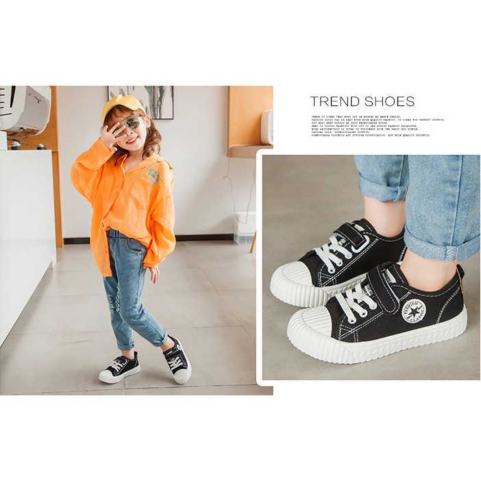 Giầy thể thao cho bé đáng yên, dễ phối đồ, đề mềm êm chống trượt RS202 (Size 25-36)