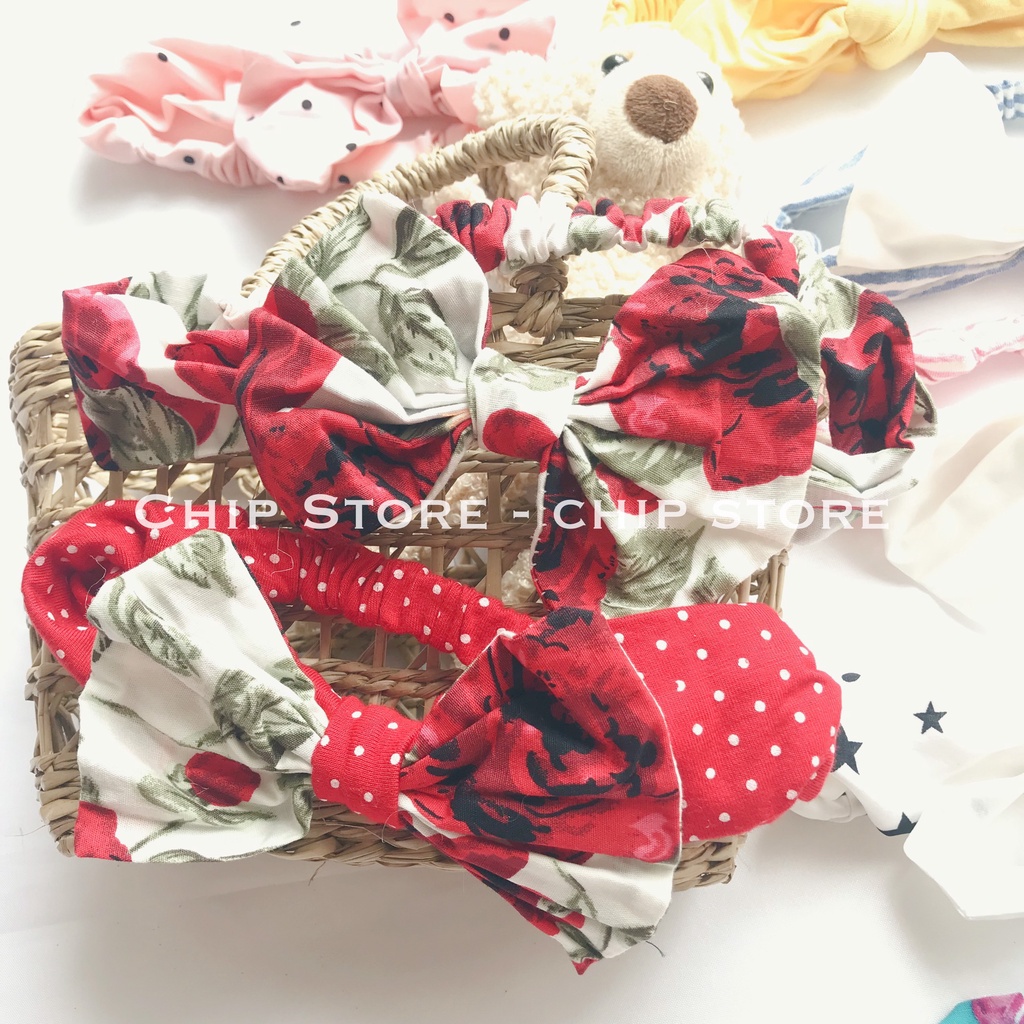 Turban bé gái CHIP STORE Băng đô cho bé handmade nhiều mẫu xinh xắn dễ thương cho bé