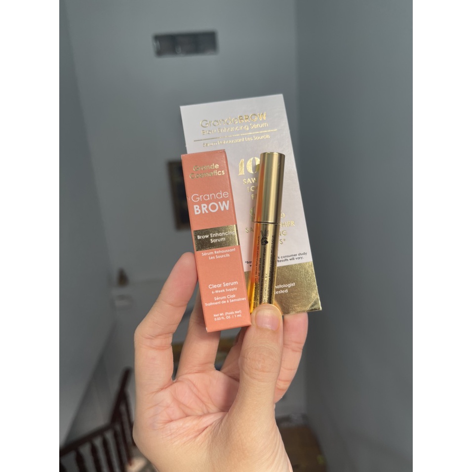 [MINISIZE 1ml ] SERUM DƯỠNG MÀY GRANDE BROW ENHANCING SERUM FOR 6 WEEK / EACH