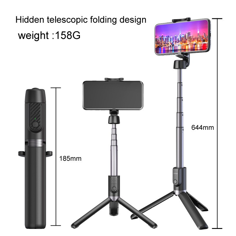 Gậy Selfie CYKE M12 bluetooth kiêm chân đế điện thoại 70cm