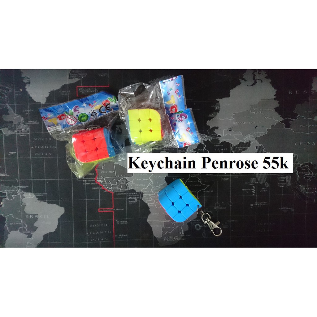 Phụ kiện Rubik. Keychain Penrose