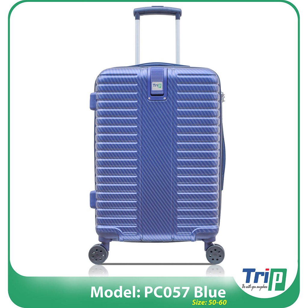 Vali Chống Trộm TRIP PC057 - Size 22inch - Màu Xanh Dương