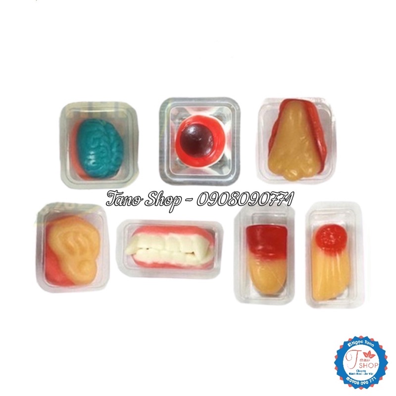 Kẹo dẻo Gummy Halloween Body Parts hiệu Risen - Mỹ