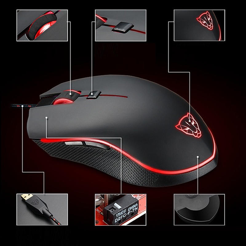 Chuột Gaming Motospeed V40 6 nút có dây | BigBuy360 - bigbuy360.vn