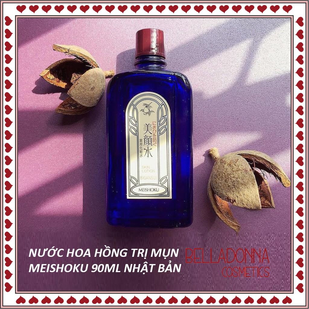 Nước Hoa Hồng Hỗ Trợ Giảm Mụn Meishoku Bigan Medicated Skin Lotion 90ml