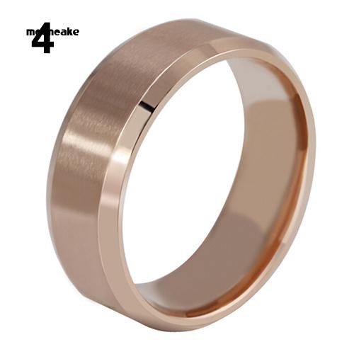 Nhẫn titan cá tính bản 8mm thời trang unisex