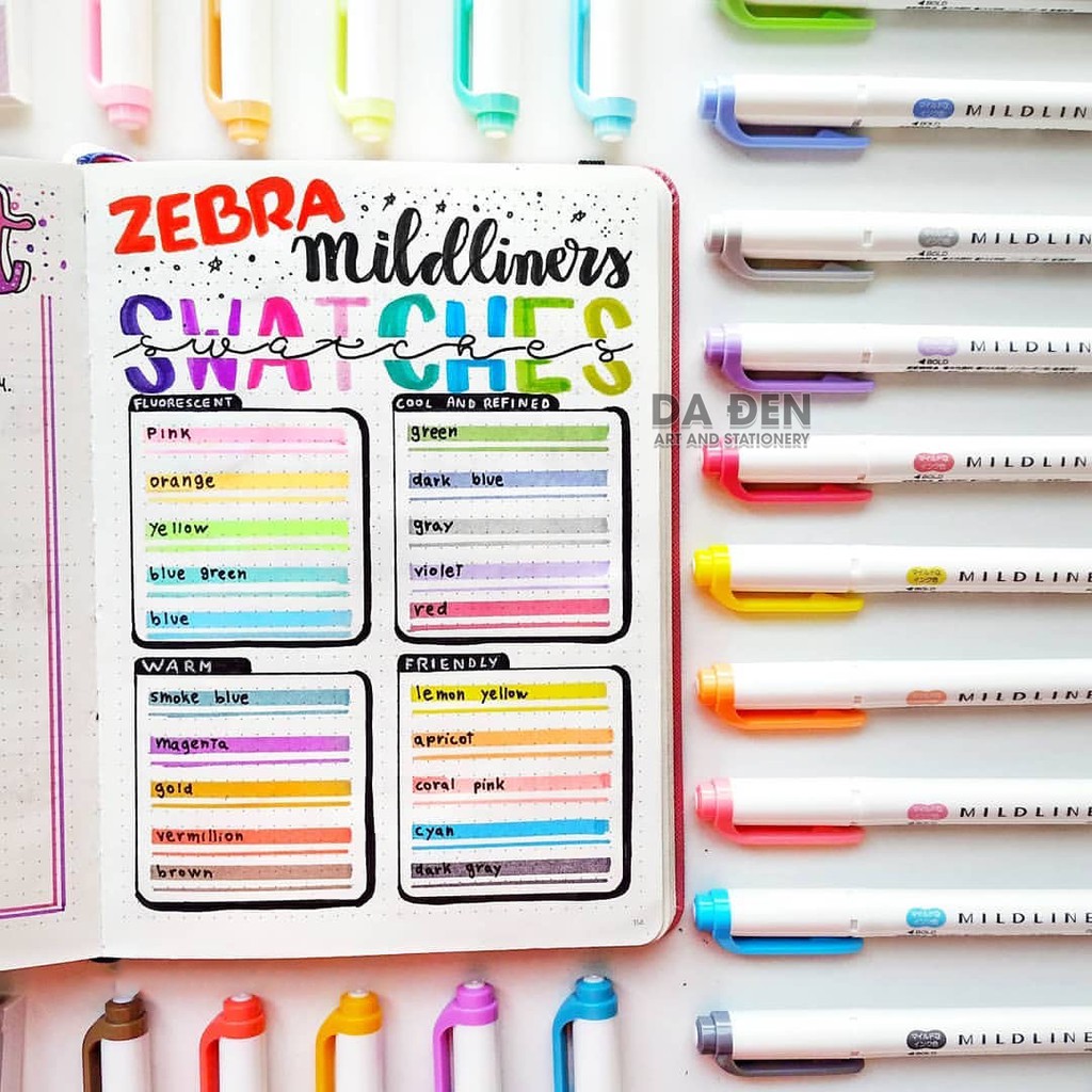 Bút Dạ Quang Zebra Mildliner Zebra Chính Hãng Nhật Bản