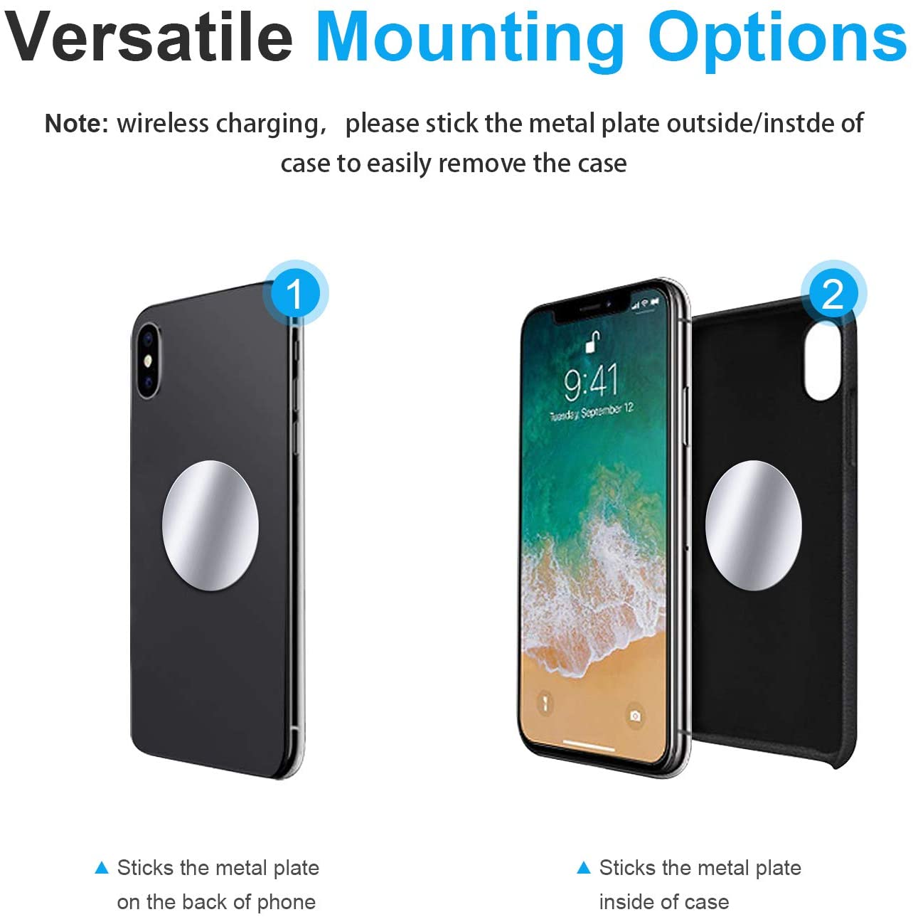 Miếng Dán Kim Loại Mỏng Có Nam Châm Gắn Điện Thoại Giá Đỡ | BigBuy360 - bigbuy360.vn