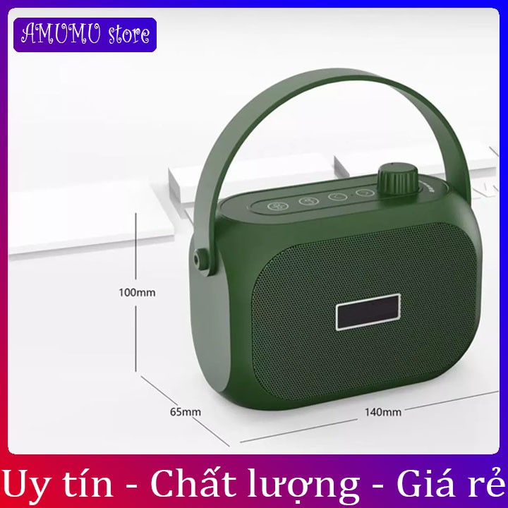 (Siêu BASS)Loa Bluetooth Mini BOMBASS L15, Chất Lượng Âm Thanh Đỉnh Cao - Kiểu Dáng Cổ Điển - BẢO HÀNH ĐỔI MỚI