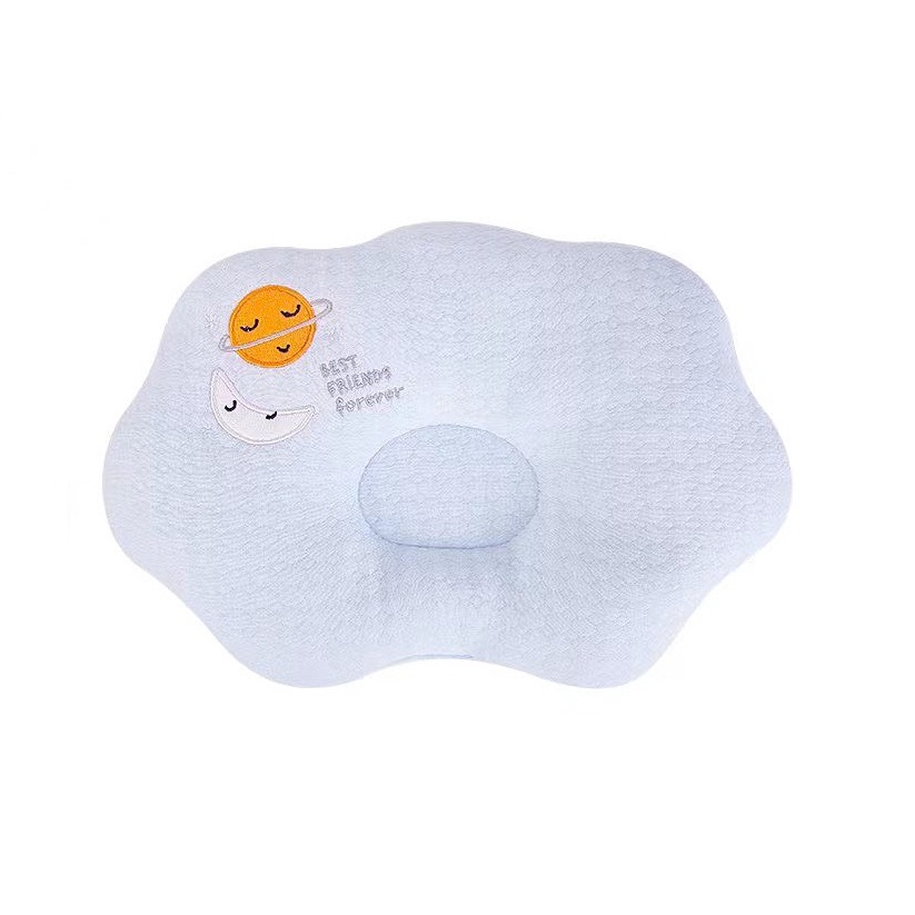 Gối bông Bonny siêu mềm chống méo đầu, bẹp đầu, nghẹo cổ, còm lưng cho bé sơ sinh