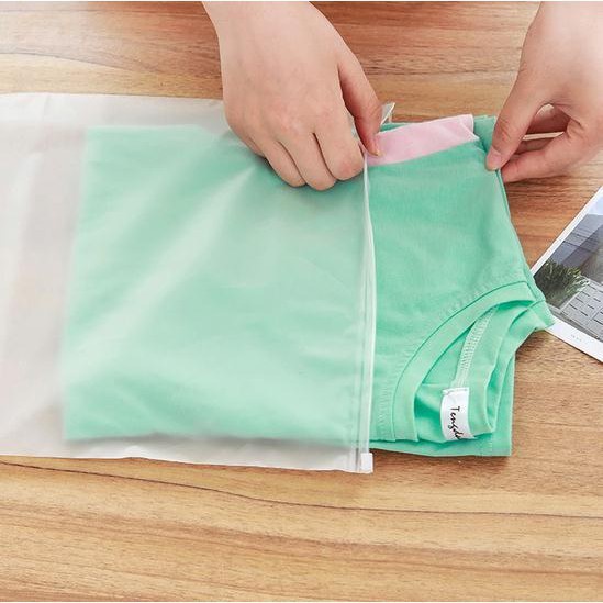 1kg túi zip có khóa kéo đóng mở dễ dàng, bao bì đựng quần áo, đựng tóc giả kéo khóa, túi zipper đóng hàng bảo quản đồ