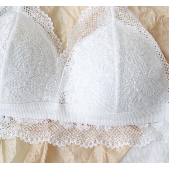Áo bra nữ ren cao cấp Freesize nhiều màu gợi cảm quyến rũ, không gọng, mút mềm mỏng Áo lót Missie AR02