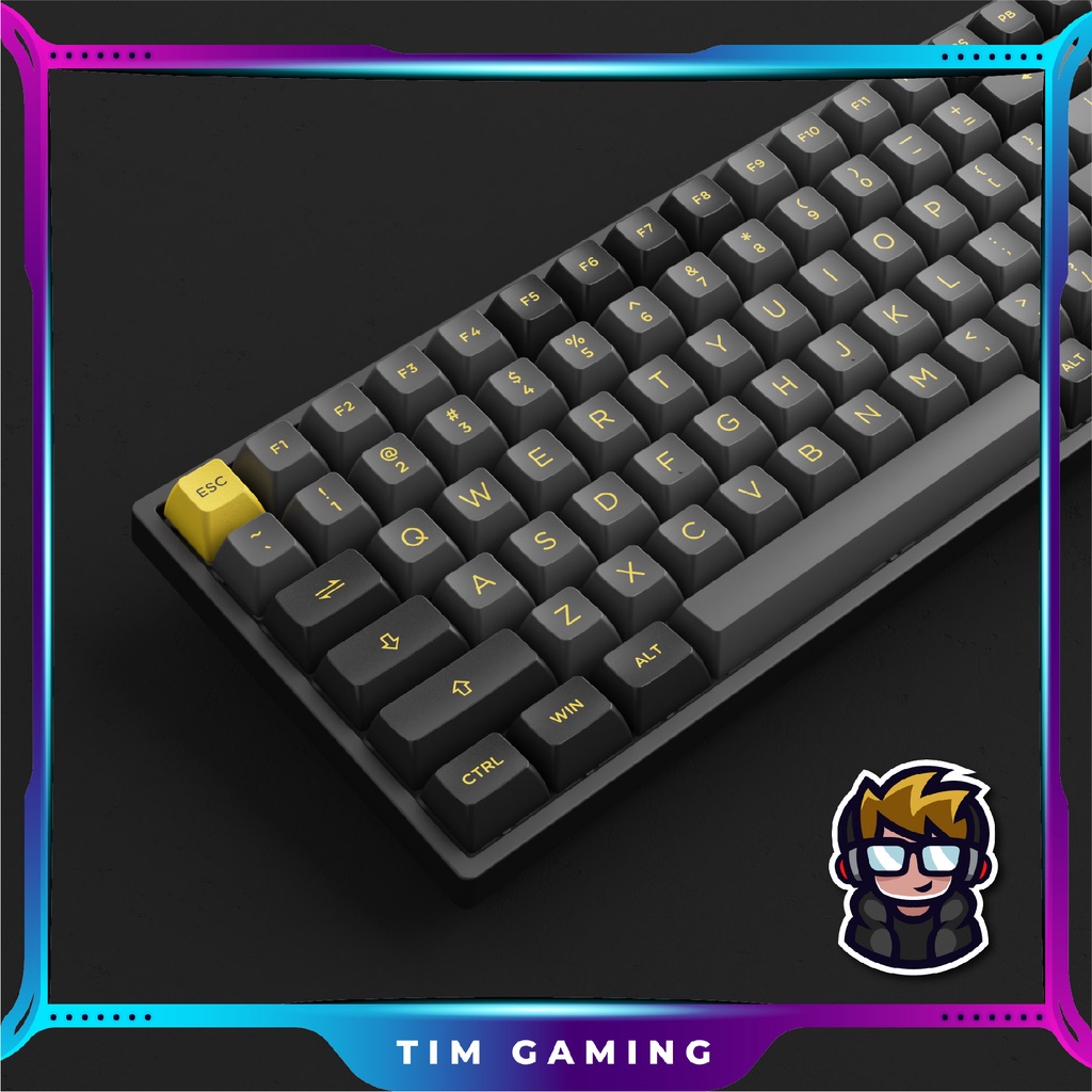 Bàn phím cơ AKKO 3084B Plus Black & Gold