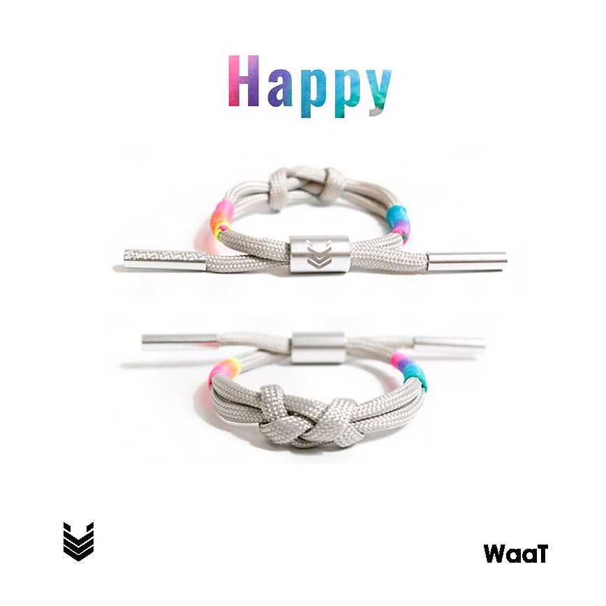 Vòng Tay SS4 WaaT - HAPPY - Hạnh Phúc