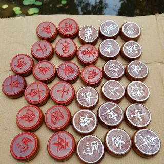 Bộ cờ tướng gỗ nhãn đục tay