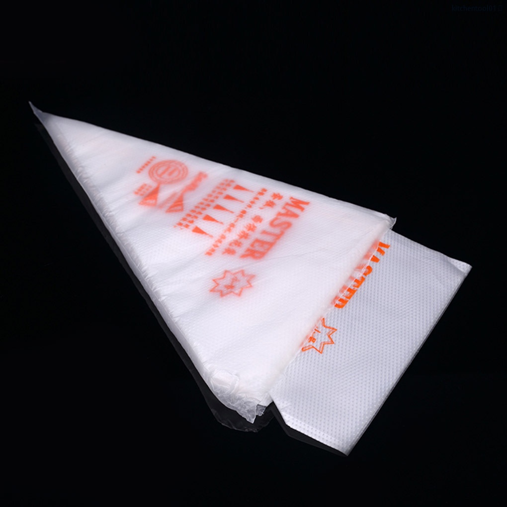 Set 100 Túi Đựng Kem Trang Trí Bánh Bằng Pe Chống Dính Dùng Một Lần Tiện Dụng Cho Nhà Bếp Nhỏ Nhắn01
