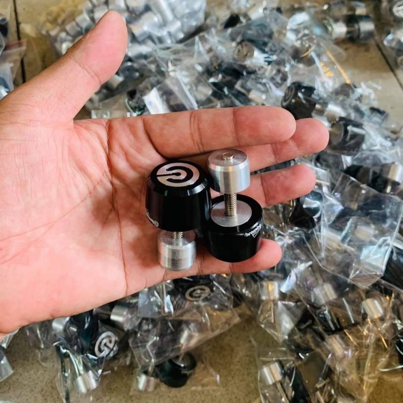 Gù Tay Lái Chữ C Nhôm CNC Sơn Đen Hàng Chuẩn Đẹp