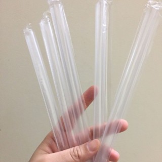 Combo 10 Ống Hút Trắng Có Màng Bọc