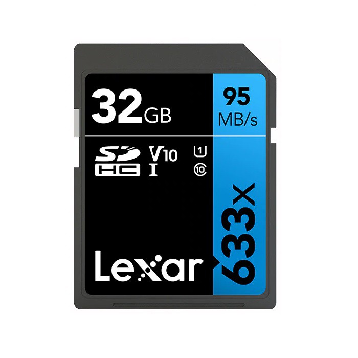 Thẻ Nhớ Lexar 32gb 633x Sdhc 95mbs Ae677