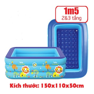 Bể bơi 3 tầng 1m50
