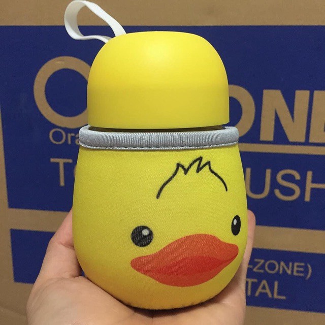 Bình ủ cháo giữ nhiệt thủy tinh mini cho bé