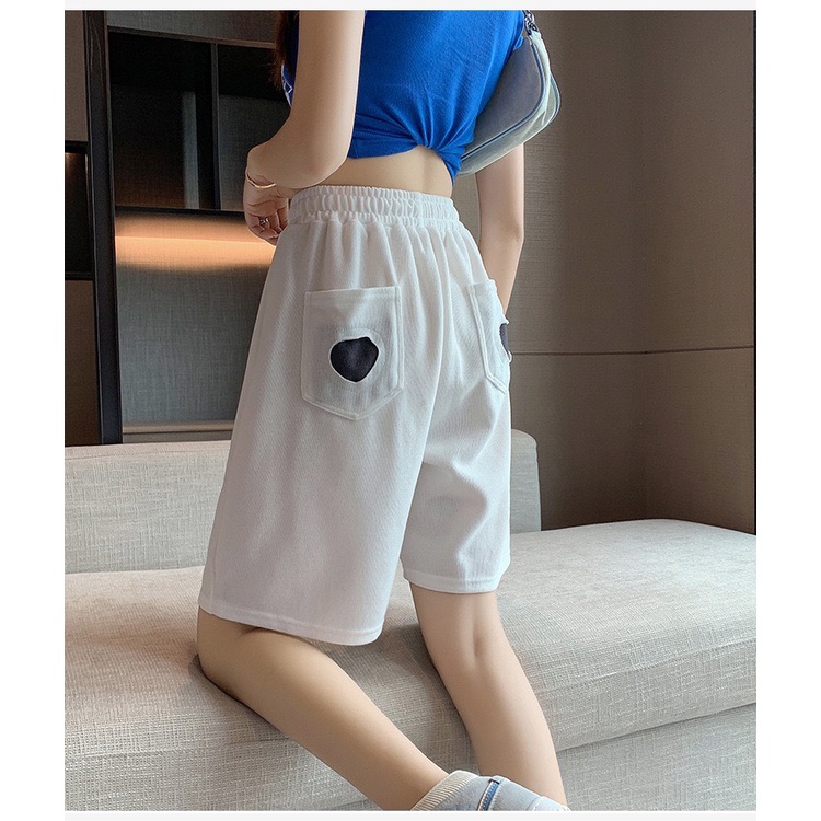 Quần đùi tim KA from to dài rộng 4 màu xinh, freesize dưới 65kg mặc được | BigBuy360 - bigbuy360.vn