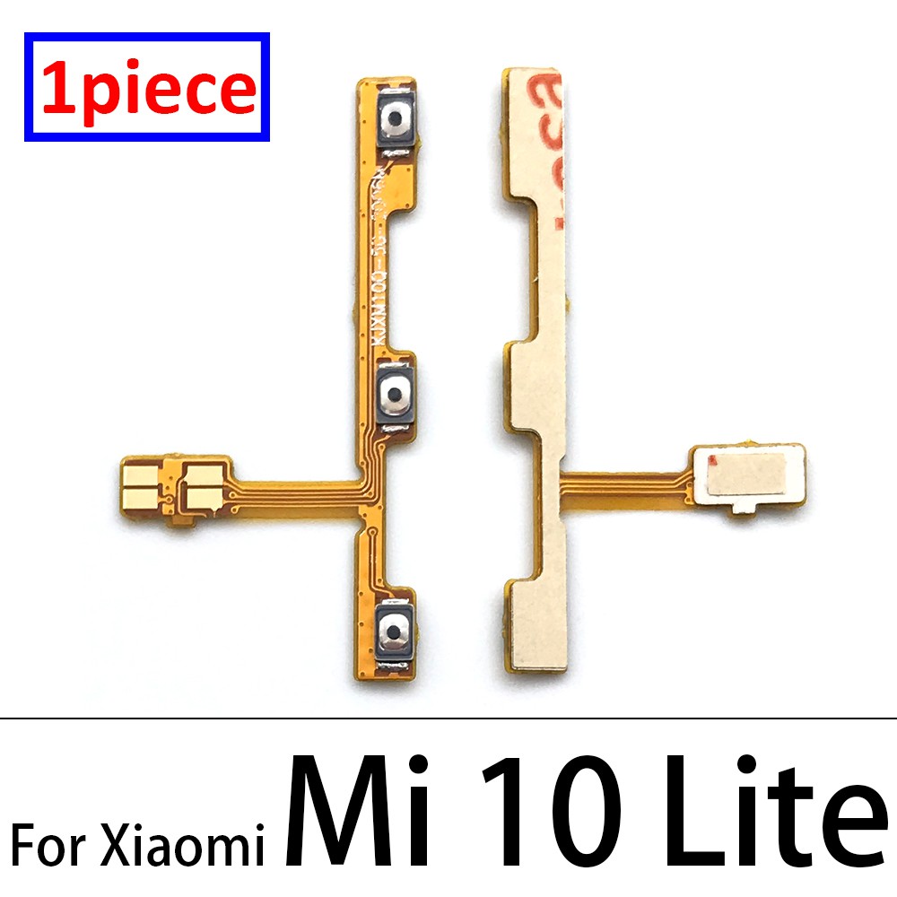 20Pcs Volume Button Power Switch On Off Button Flex Cablefor Xiaomi Mi 10Ta1 5X A2 6X 5 5S Plus 10 A2 Lite Max2 Max3 Mix