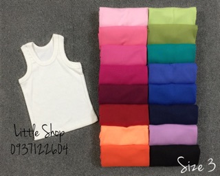 Combo 5 áo ba lỗ bé gái / bé trai