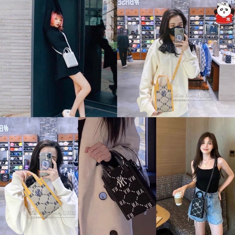 Túi tote đeo chéo mini chữ nhật Monogram jacquard m /lb đủ mẫu hàng chuẩn