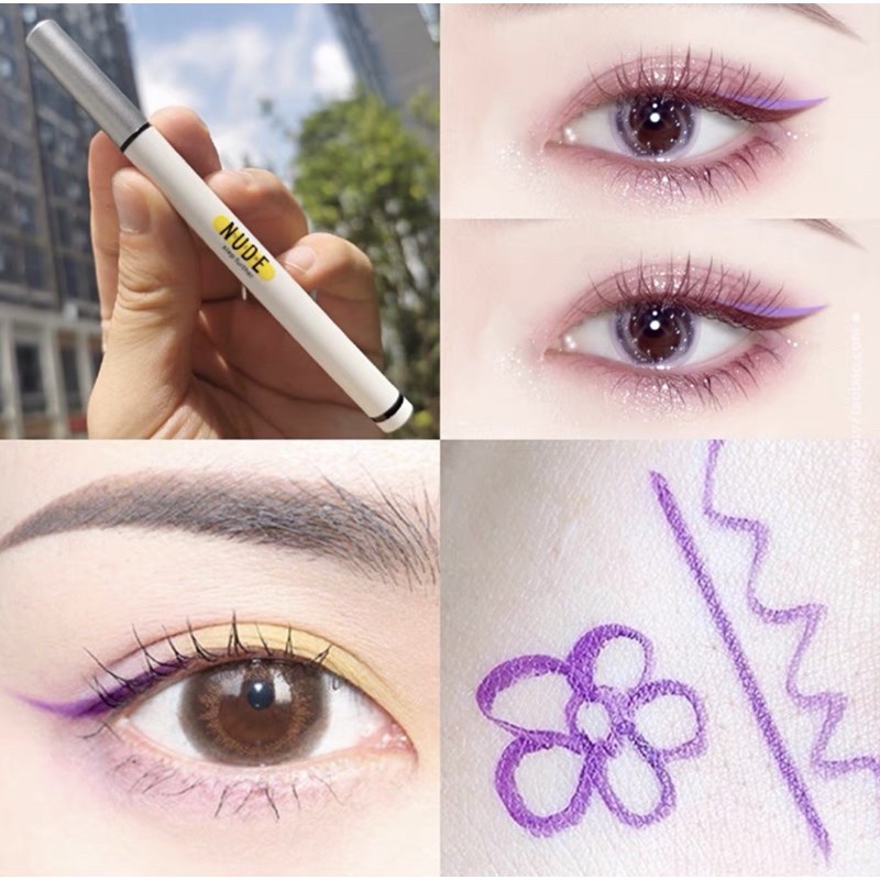 Kẻ Mắt Nước Nhiều Màu Kháng Nước, Nhanh Khô, Lâu Trôi - Color Liquid Liner