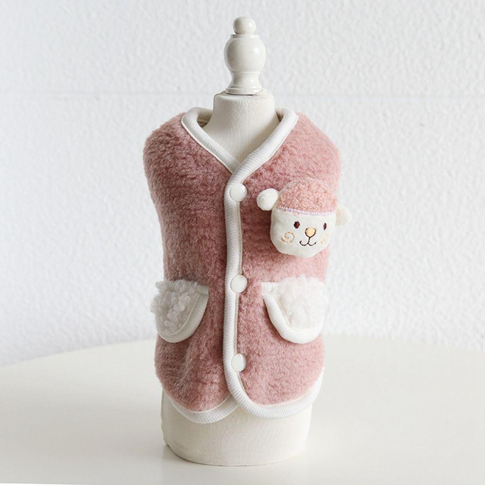 Áo Khoác Mùa Đông Mềm Mại Ấm Áp In Họa Tiết Cừu Dễ Thương Thời Trang Dành Cho Cún Cưng Cỡ Nhỏ /