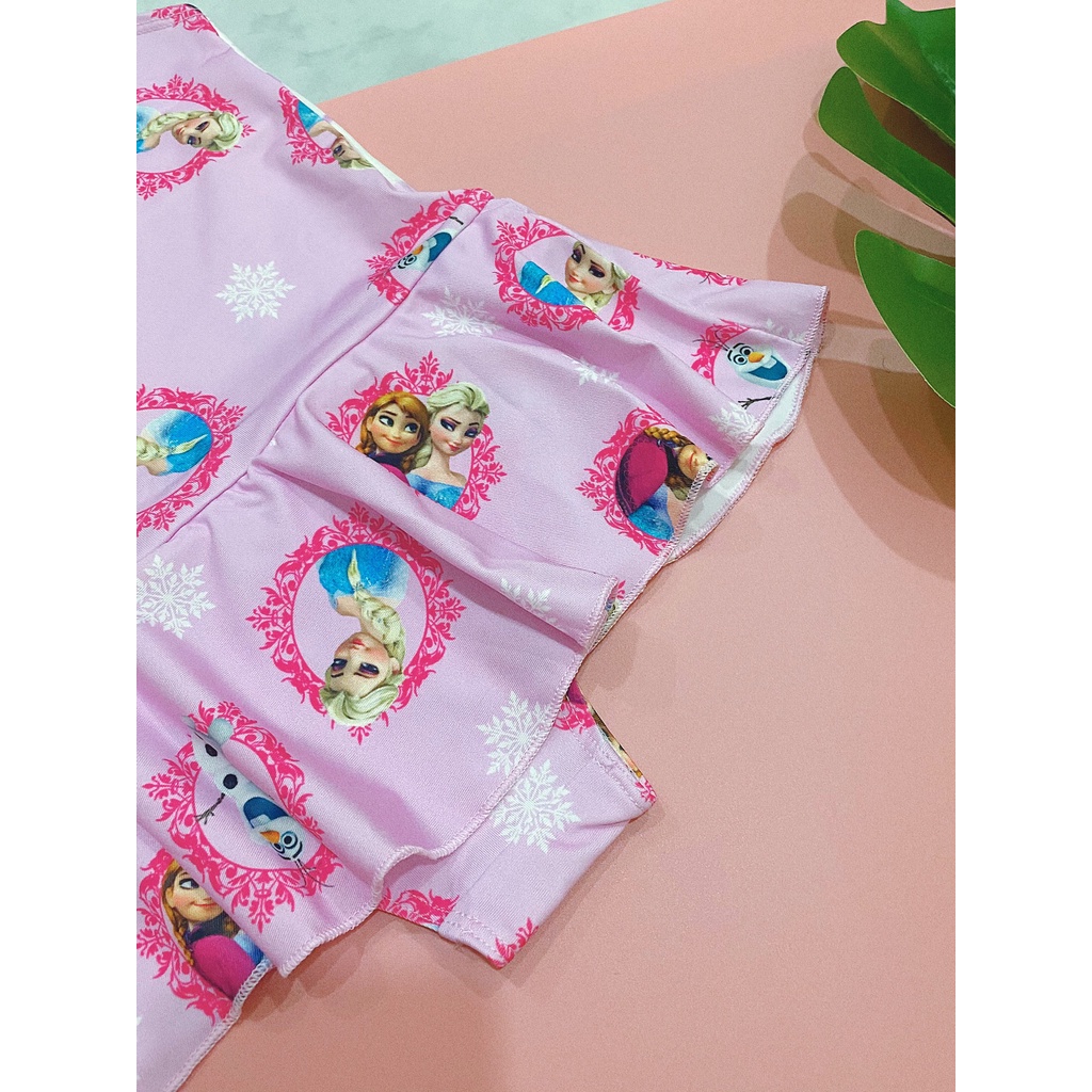 [SIZE 15kg - 33kg]- Đồ bơi bé gái hình elsa nữ hoàng băng giá - cô chủ nhỏ chuyên sỉ
