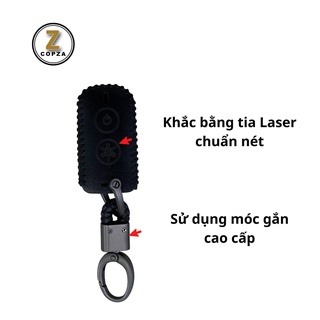 Bao da chìa khóa smartkey copza dành cho xe yamaha freego janus latte - ảnh sản phẩm 2