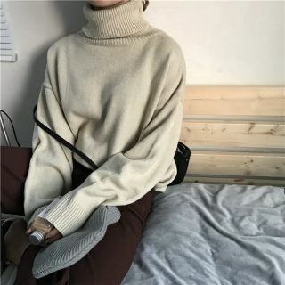 (sẵn) Áo len cổ lọ ulzzang 