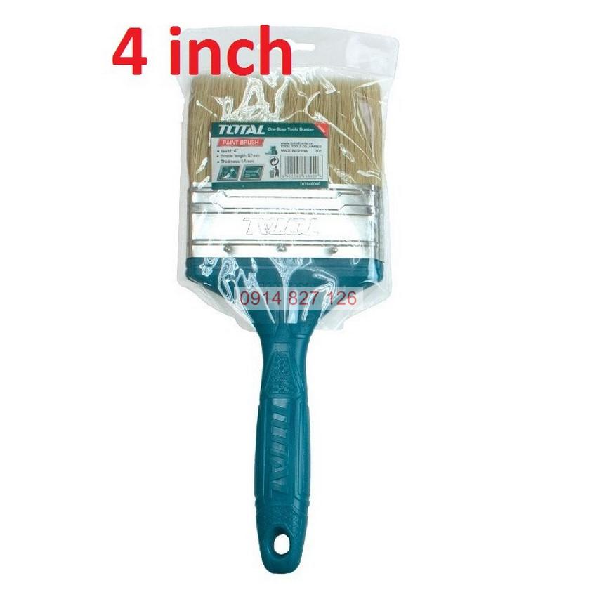 Cọ sơn TOTAL nhiều size, độ rộng cọ 1-4 inch độ dài lông cọ 45-57mm độ dày lông cọ 10 - 14mm, Bh 6 tháng